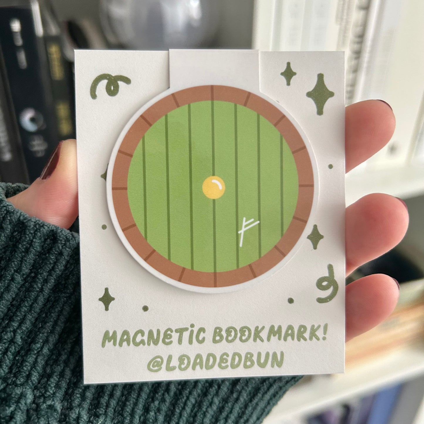 Hole in the Ground Inspired Magnetic Bookmark