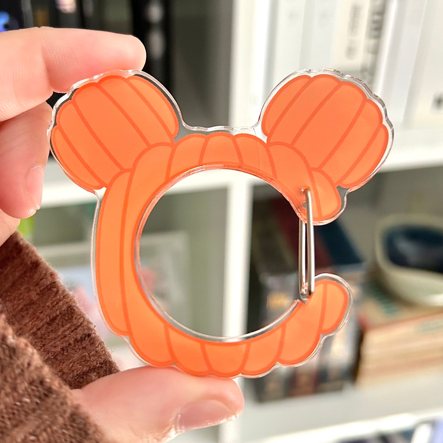 Mickey Pumpkin Halloween Fall Carabiner