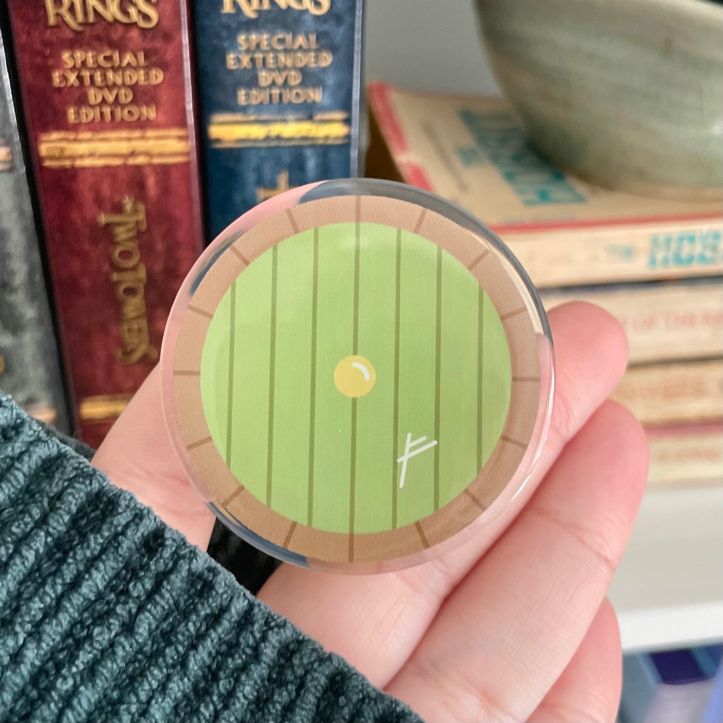 Hole in the Ground Inspired Phone Grip