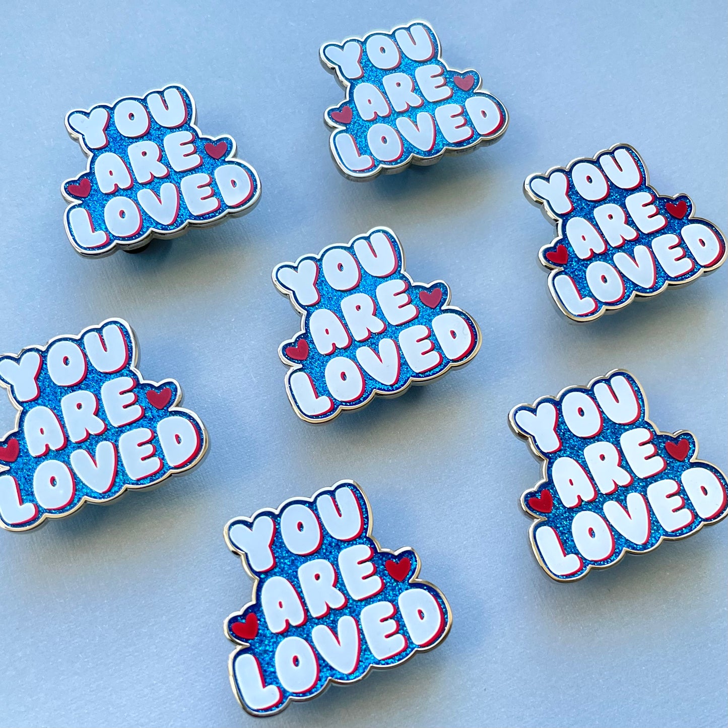You are Loved KSJ Happy Enamel Pin