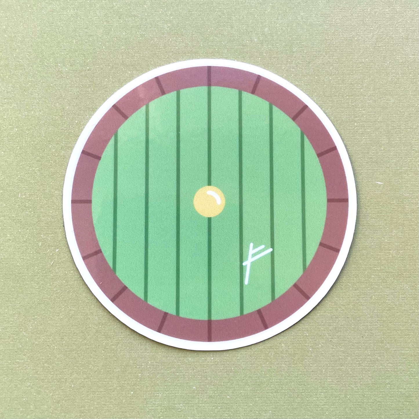 Hole in the Ground Inspired Waterproof Sticker