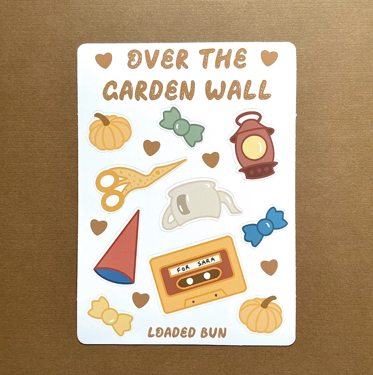 Over The Garden Wall Inspired Waterproof Deco Sticker Sheet