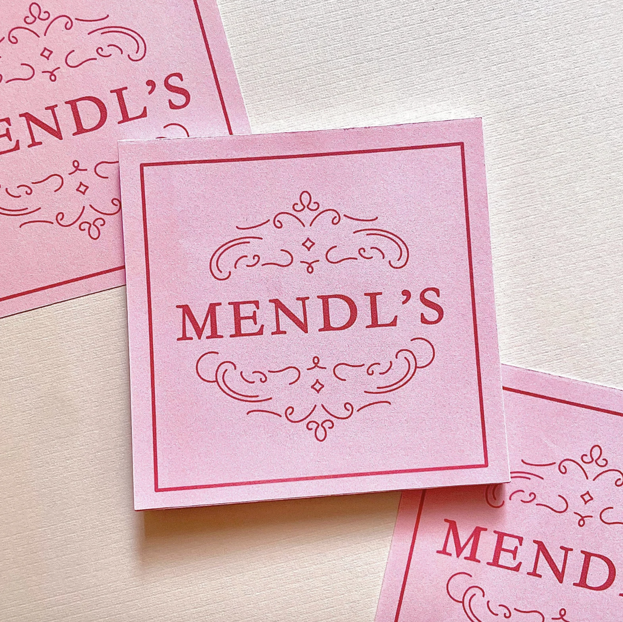 Grand Budapest Hotel Mendl’s Bakery Inspired Notepad