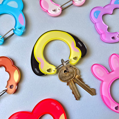 OT7 Kpop Character Carabiner Keychains