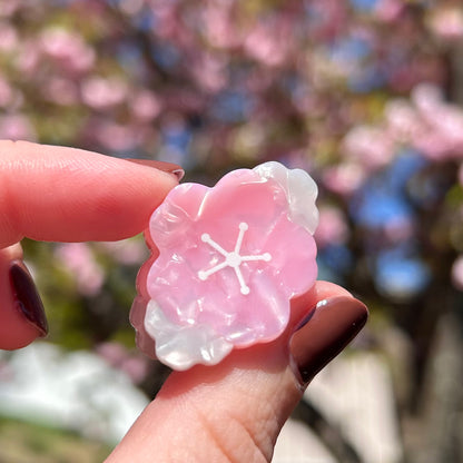 Mini Cherry Blossom Sakura Claw Clip Set