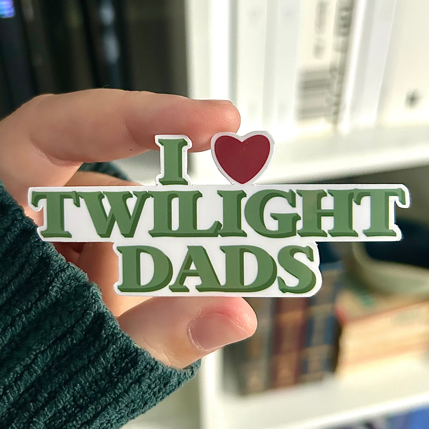 I Love Twilight Dads Waterproof Sticker