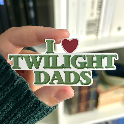 I Love Twilight Dads Waterproof Sticker