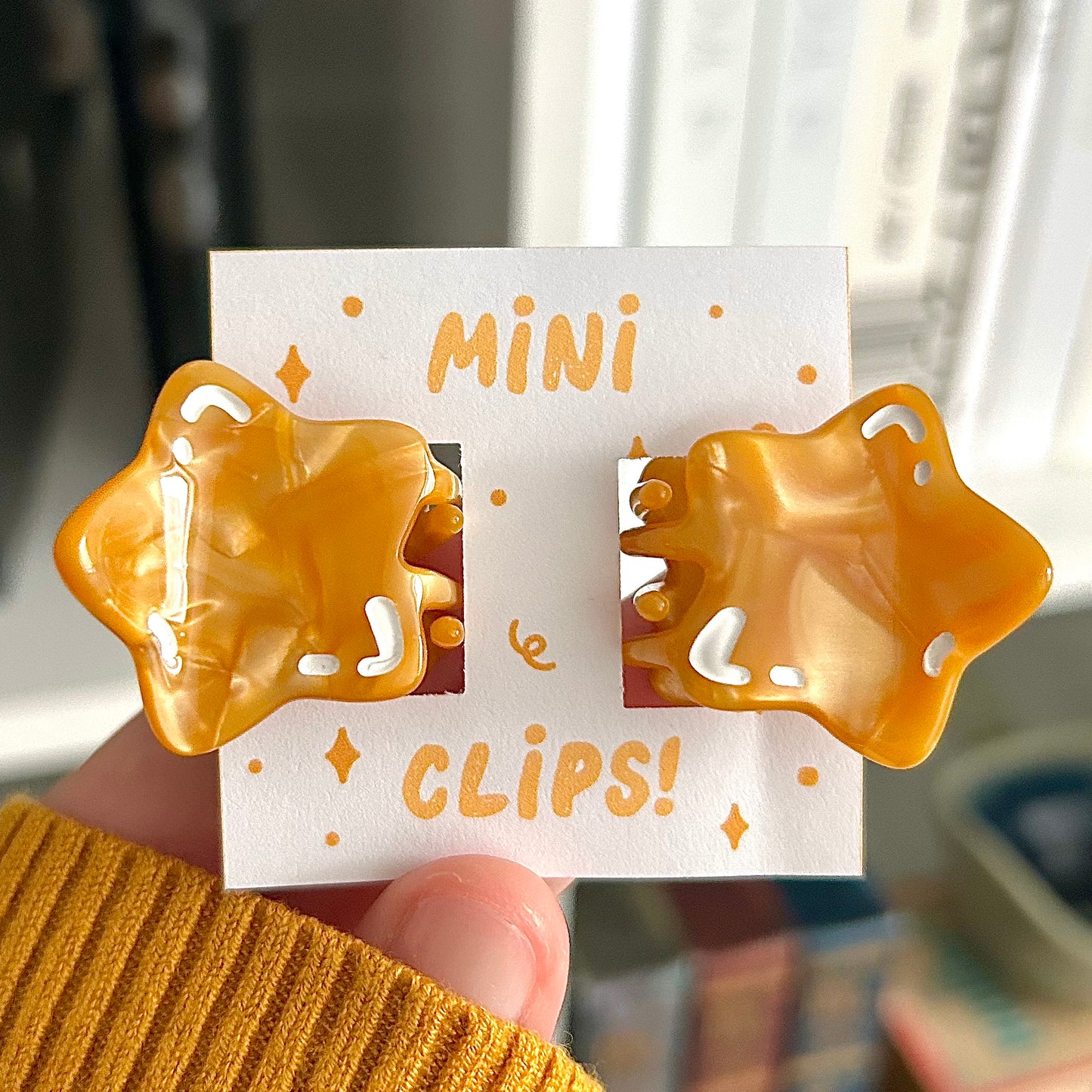 Mini Star Hair Claw Clip Set