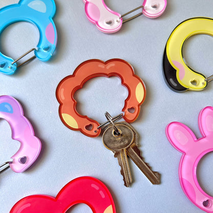 OT7 Kpop Character Carabiner Keychains