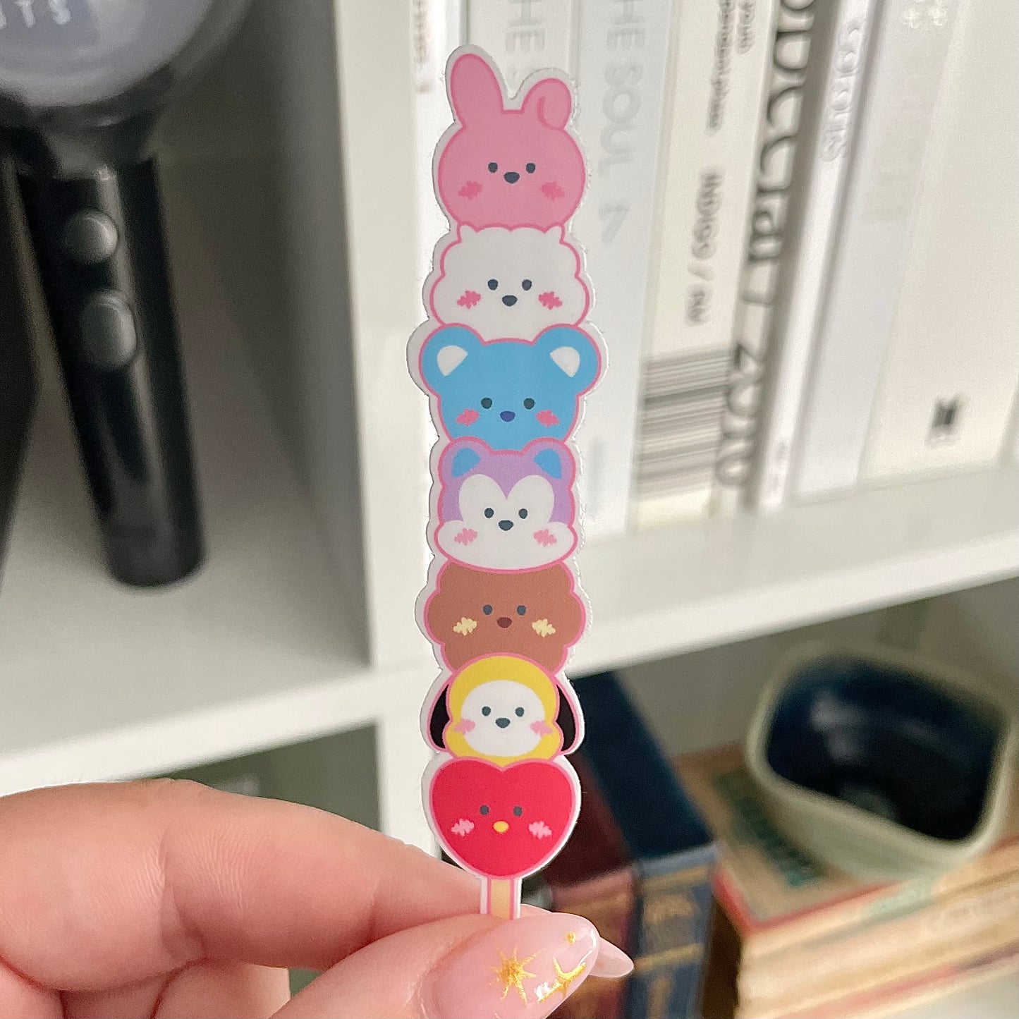 Dango Inspired Kpop Waterproof Sticker