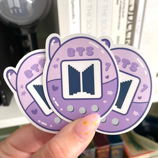 Kpop Tamagotchi Retro Waterproof Sticker