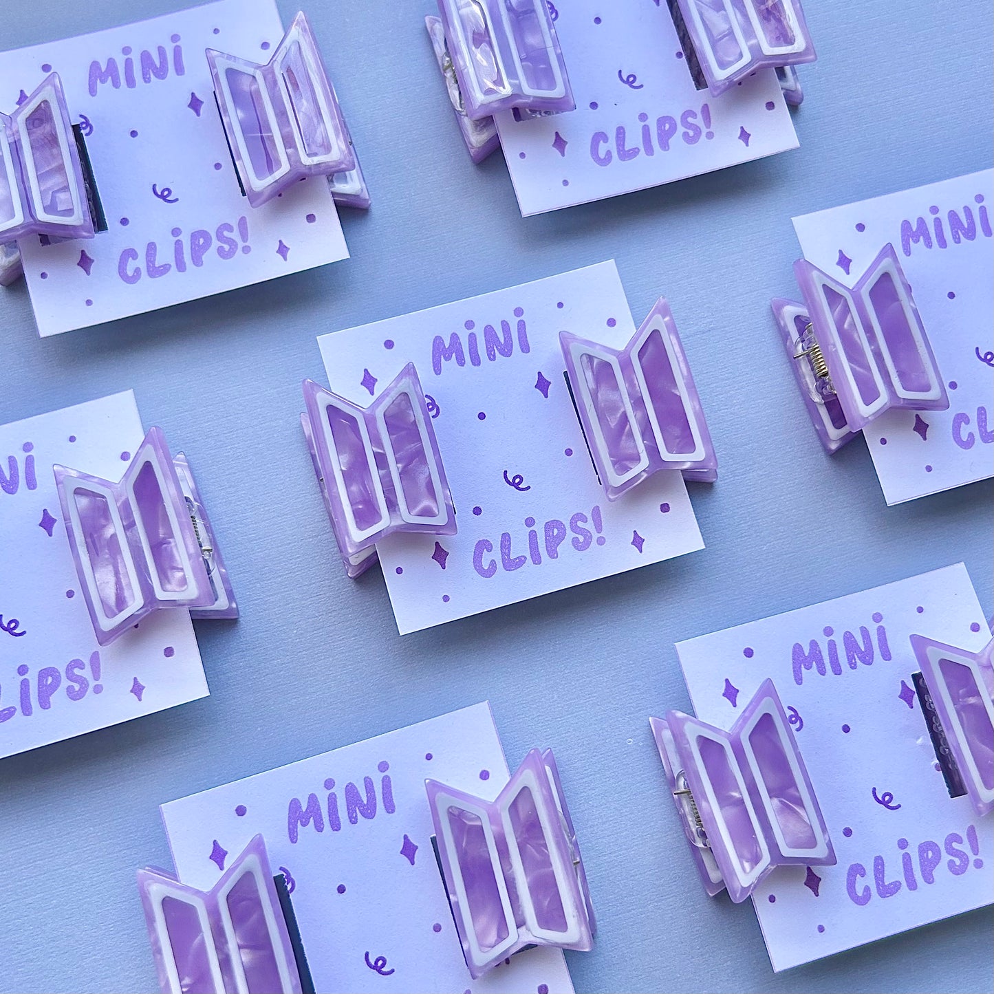 PREORDER Mini Army Hair Claw Clip Set