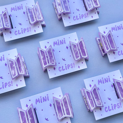 PREORDER Mini Army Hair Claw Clip Set