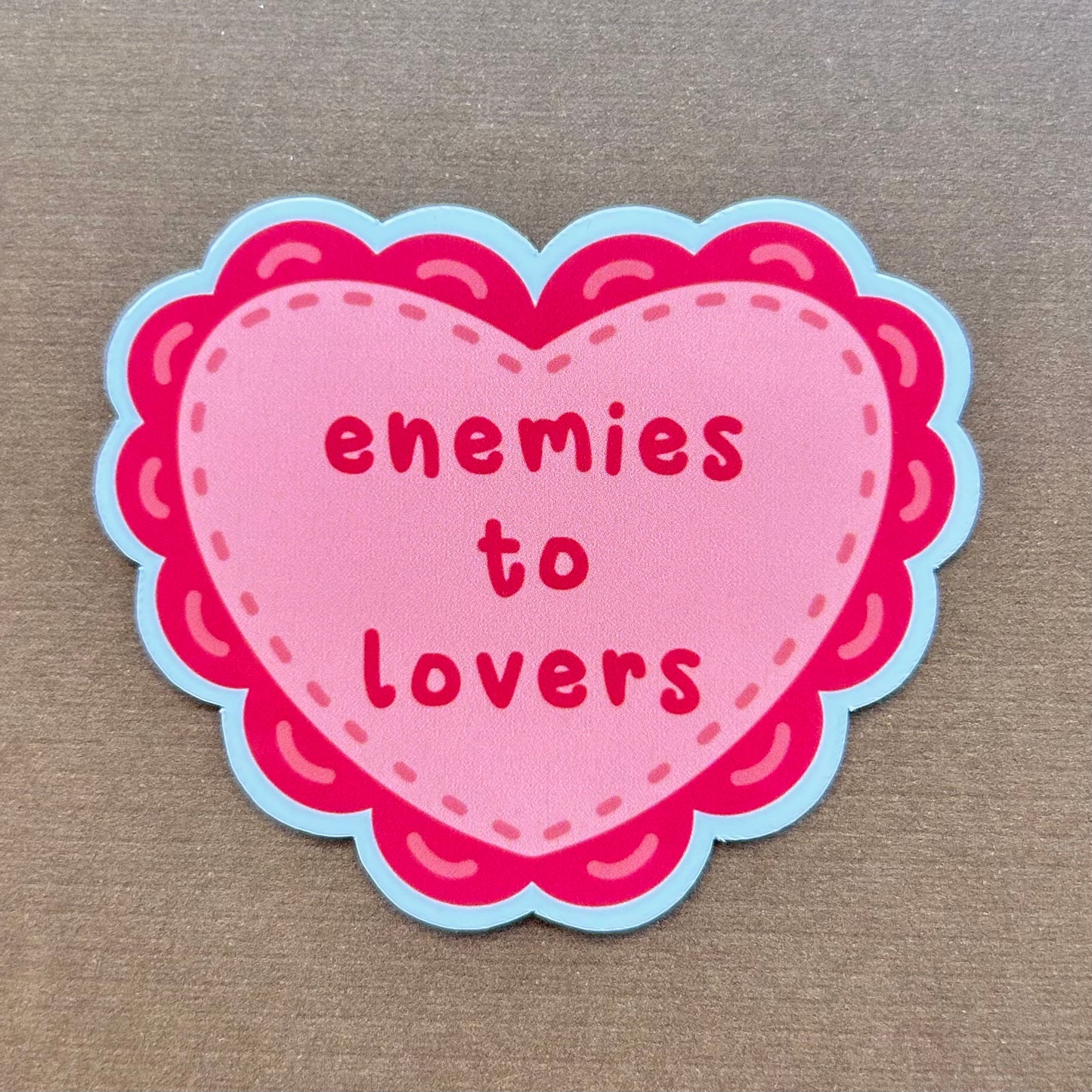 Cozy Bookish & Enemies to Lovers Waterproof Stickers