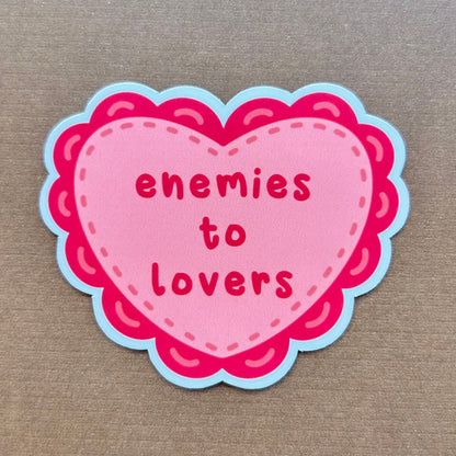 Cozy Bookish & Enemies to Lovers Waterproof Stickers