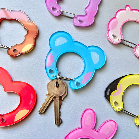 OT7 Kpop Character Carabiner Keychains