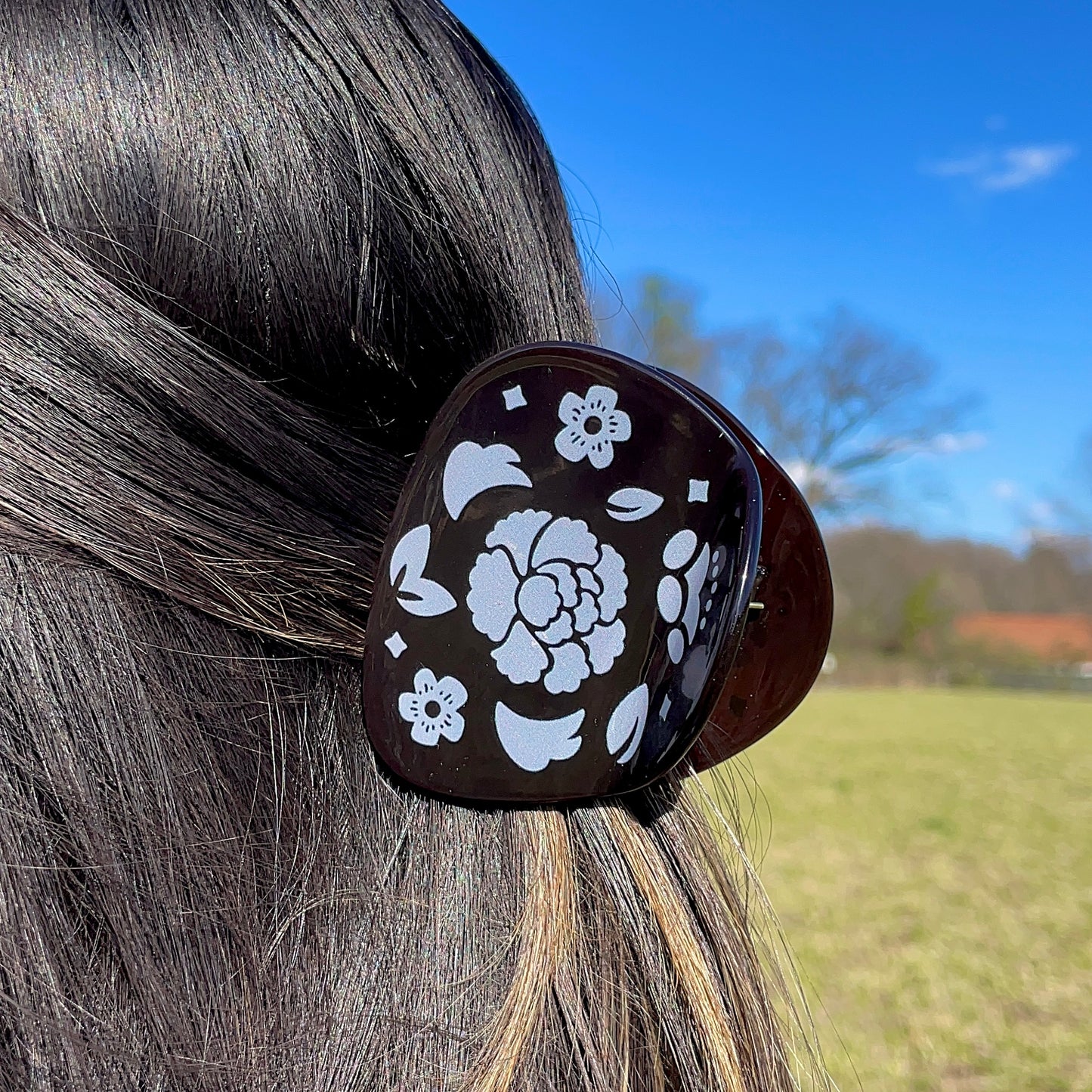 Kpop Guitar Pick Hair Claw Clip