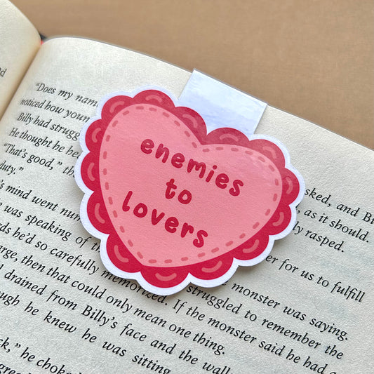 Enemies to Lovers Bookish Inspired Magnetic Bookmark